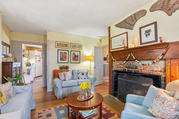 Fireplace, Interior, Living room, Wood Texture Flooring