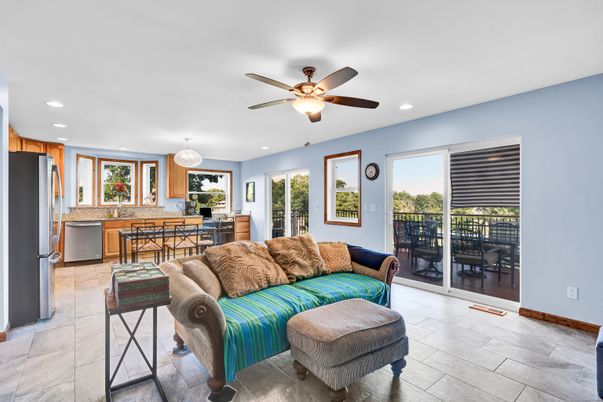 Dining room, Interior, Kitchen, Living room, Recessed Lighting