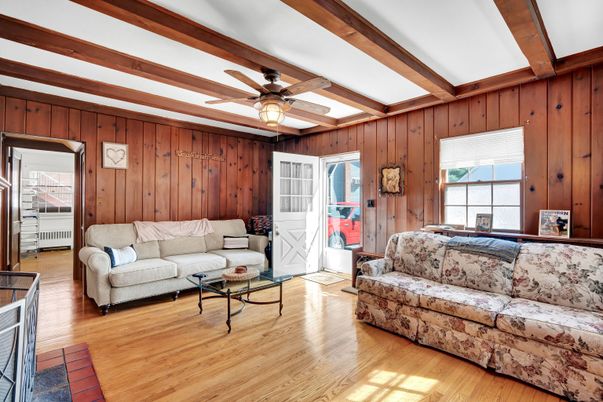 Interior, Living room, Wooden Beams, Wood Texture Flooring, Wooden Walls