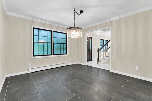 Empty room, Interior, Pendant Lights