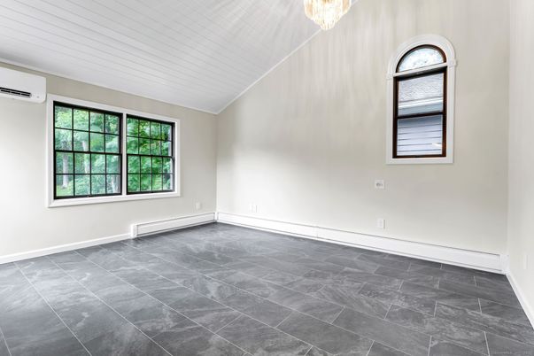 Chandelier, Empty room, Interior