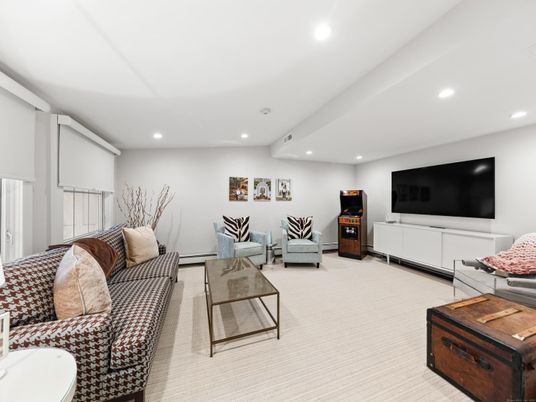 Interior, Living room, Recessed Lighting