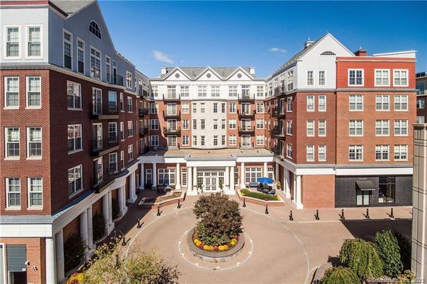 Exterior, Facade, Brick Facade, Condo Building