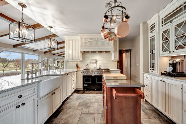 Interior, Kitchen, Pendant Lights, Stainless Steel Appliances