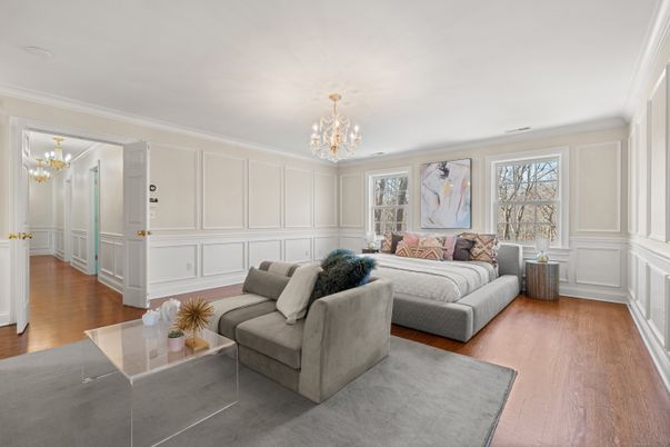 Chandelier, Interior, Living room, Wood Texture Flooring