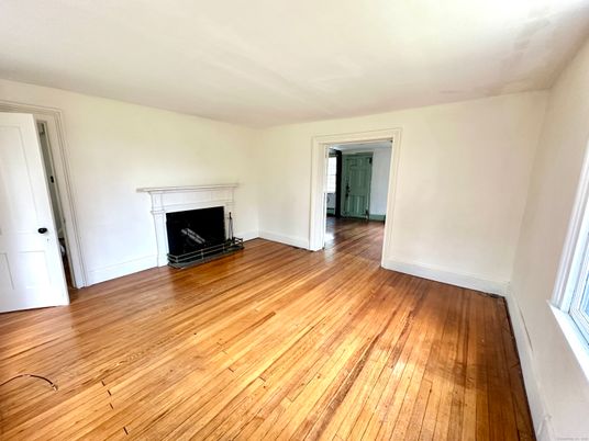 Empty room, Fireplace, Interior, Wood Texture Flooring