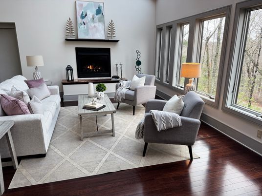 Fireplace, Interior, Living room, Wood Texture Flooring