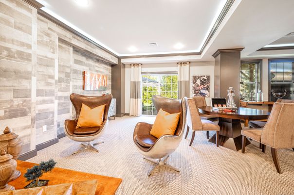 Dining room, Interior, Recessed Lighting