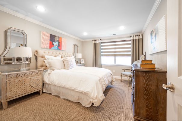 Bedroom, Interior, Recessed Lighting