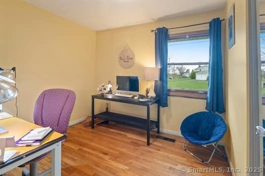 Home Office, Interior, Wood Texture Flooring