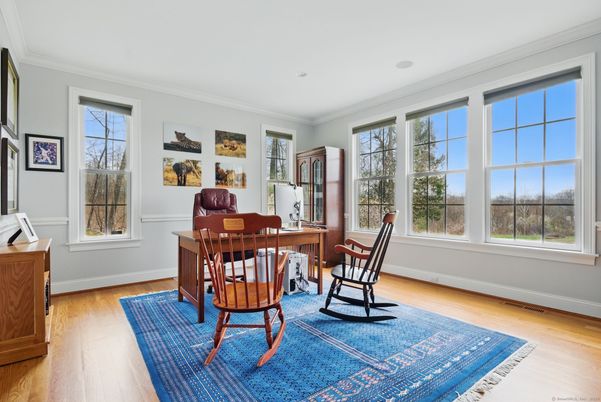 Home Office, Interior, Wood Texture Flooring