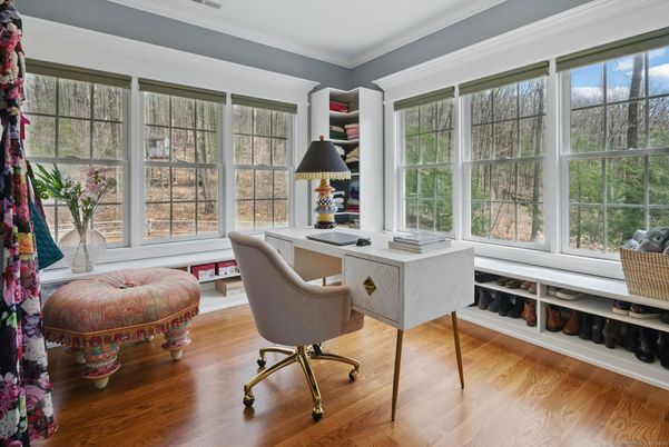 Home Office, Interior, Wood Texture Flooring