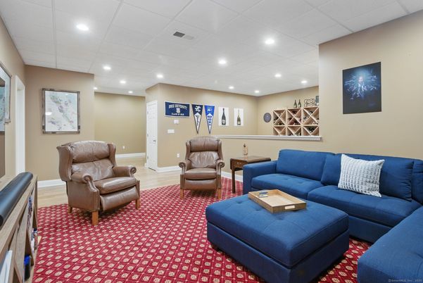 Interior, Living room, Recessed Lighting