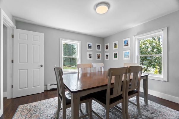 Dining room, Interior, Wood Texture Flooring
