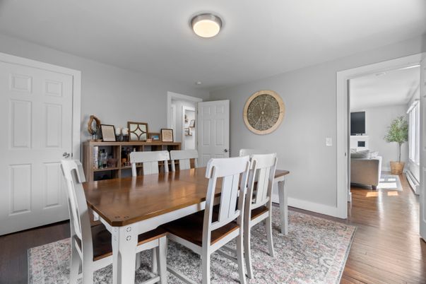 Dining room, Interior, Wood Texture Flooring