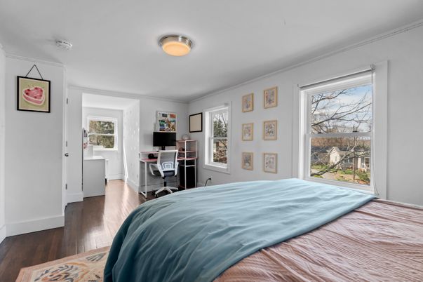 Bedroom, Home Office, Interior, Wood Texture Flooring