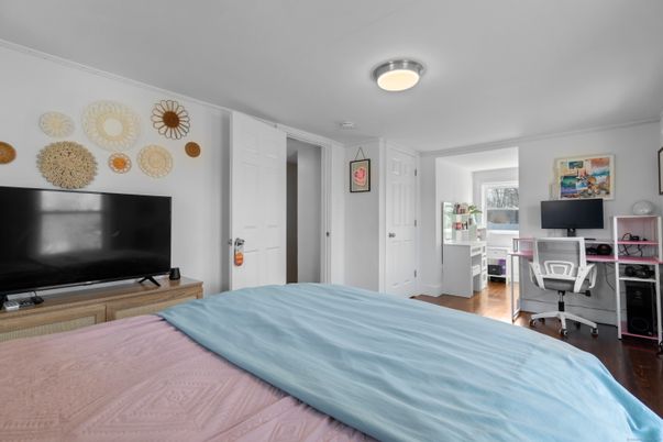 Bedroom, Home Office, Interior, Wood Texture Flooring