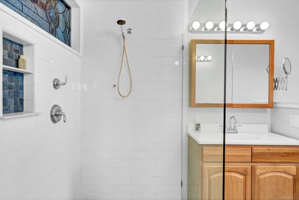 Bathroom, Glass Shower, Interior