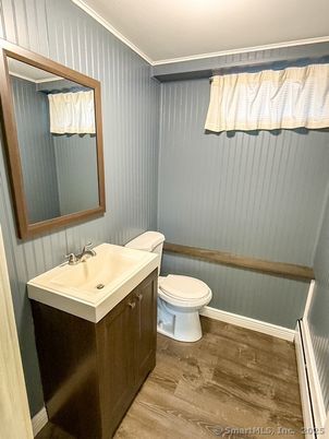 Bathroom, Interior, Wood Texture Flooring