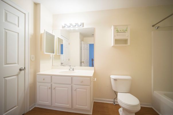 Bathroom, Interior, Wood Texture Flooring
