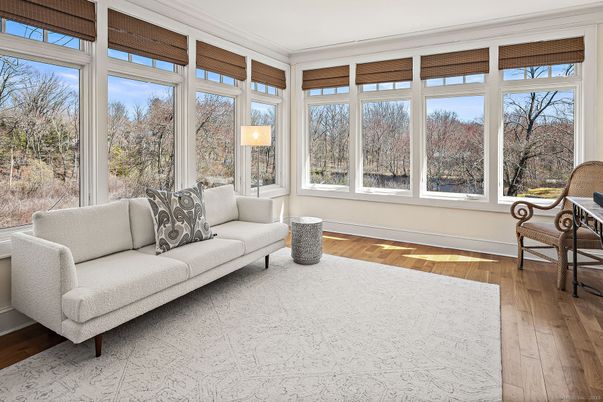Interior, Sun Room, Wood Texture Flooring