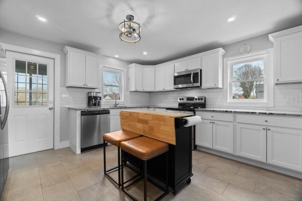 Interior, Kitchen, Recessed Lighting, Stainless Steel Appliances