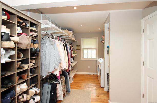 Interior, Recessed Lighting, Walk-in Closets, Wood Texture Flooring