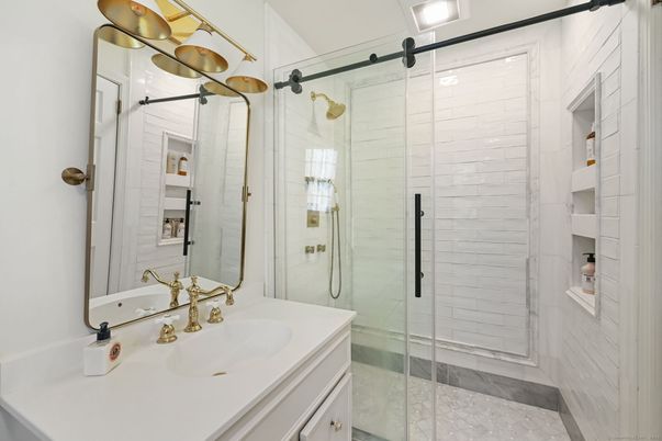 Bathroom, Glass Shower, Interior