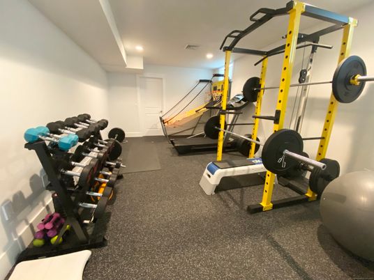 Fitness Equipment, Interior, Recessed Lighting