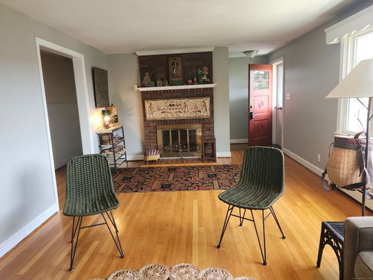 Fireplace, Interior, Wood Texture Flooring