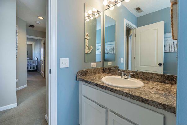 Bathroom, Interior, Recessed Lighting