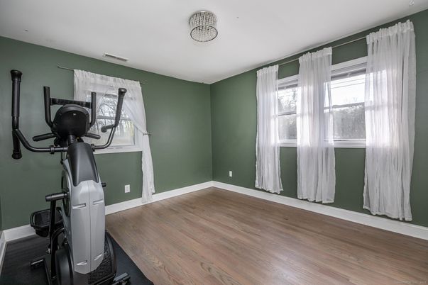 Fitness Equipment, Interior, Wood Texture Flooring