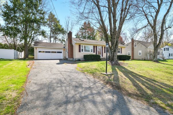 Attached, Backyard, Detached Garage, Exterior, Facade, Cape Cod