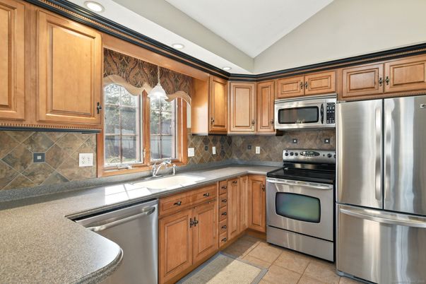 Interior, Kitchen, Recessed Lighting, Stainless Steel Appliances