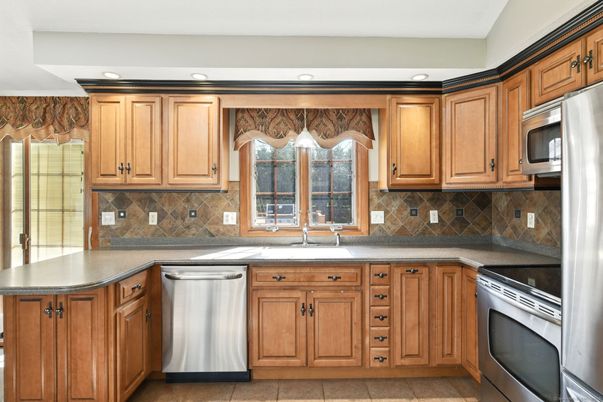 Interior, Kitchen, Recessed Lighting, Stainless Steel Appliances