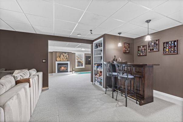 Fireplace, Interior, Pendant Lights, Recessed Lighting