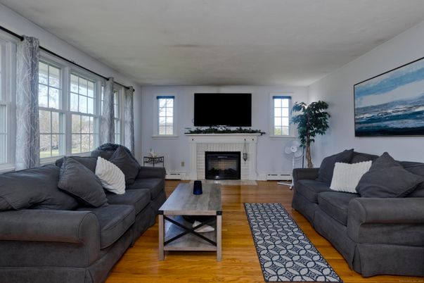 Fireplace, Interior, Living room, Wood Texture Flooring