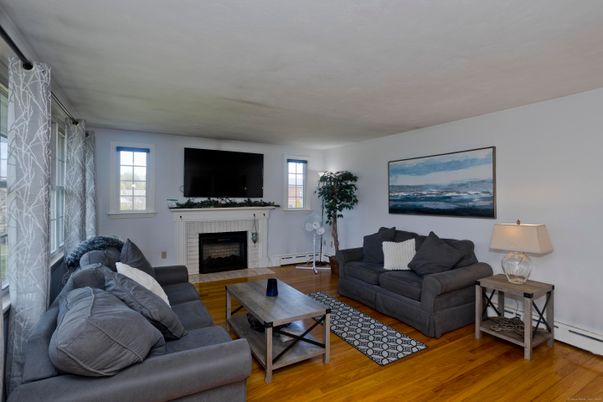 Fireplace, Interior, Living room, Wood Texture Flooring