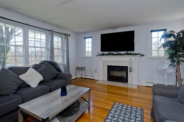 Fireplace, Interior, Living room, Wood Texture Flooring