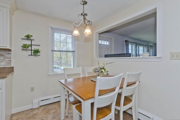 Dining room, Interior, Pendant Lights
