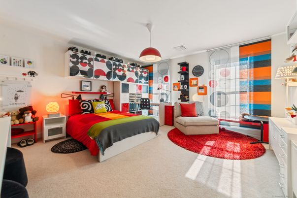 Bedroom, Interior, Pendant Lights