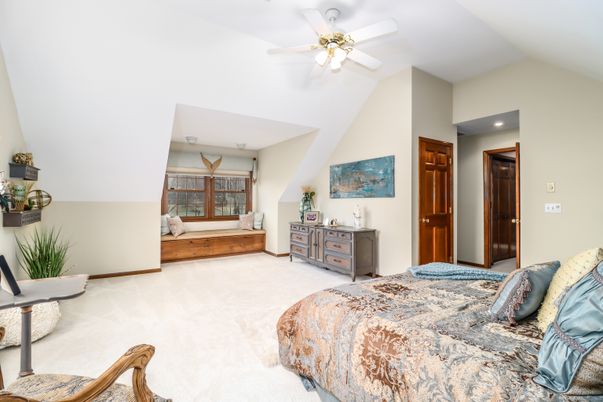 Bedroom, Interior, Recessed Lighting