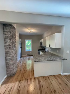 Interior, Kitchen, Stone Walls, Wood Texture Flooring