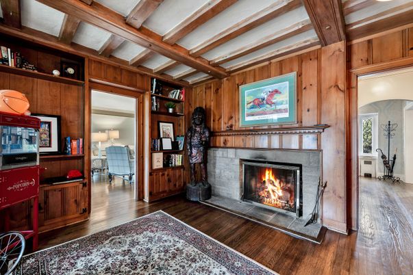 Fireplace, Interior, Wooden Beams, Wood Texture Flooring, Wooden Walls