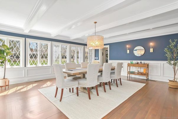 Dining room, Interior, Wood Texture Flooring