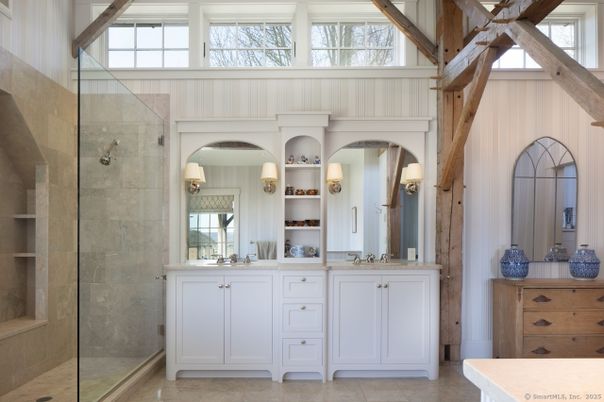 Bathroom, Dual Sink Vanities, Glass Shower, Interior