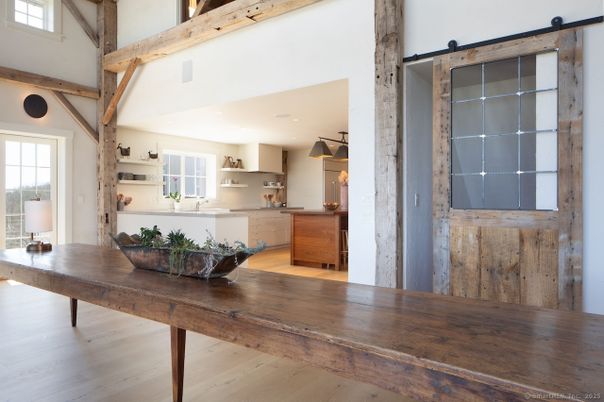 Interior, Kitchen, Wood Texture Flooring