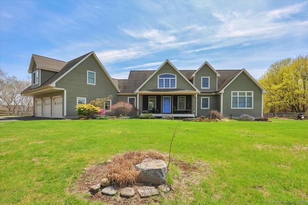 Attached, Backyard, Exterior, Facade, Farmhouse