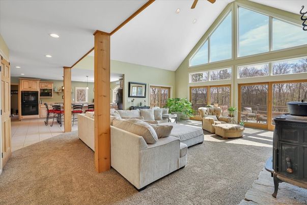 Interior, Kitchen, Living room, Recessed Lighting