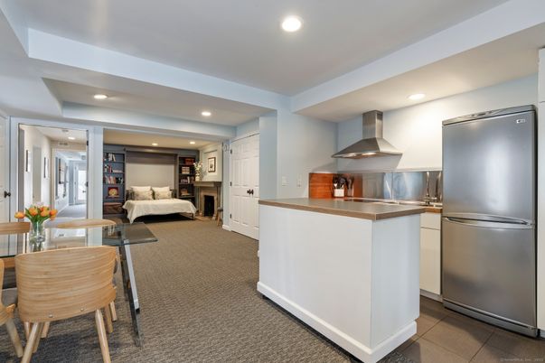 Interior, Kitchen, Living room, Recessed Lighting, Stainless Steel Appliances